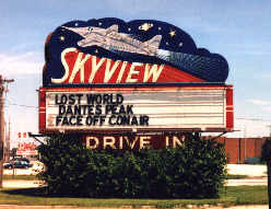 Skyview Drive-In marquee