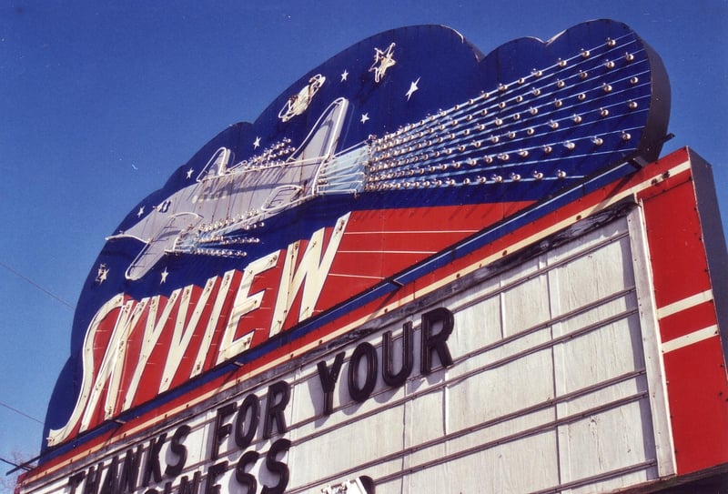 Close-up of the beautiful marquee