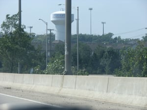 imagine the view you would have had off the overpass.