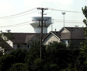 watertower and condos where the outdoor was