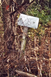 Long forgotten exit sign