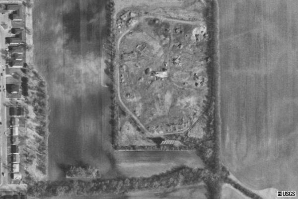 Terraserver Aerial view of Drive-In ruins.