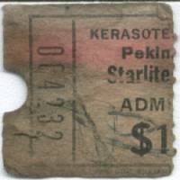 Starlite Drive-In ticket stub