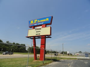 former marquee now used for current business