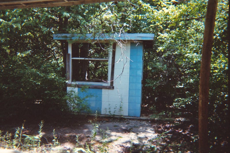 One of two ticket booths.