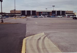 This large department store sits on the Drive-In site today