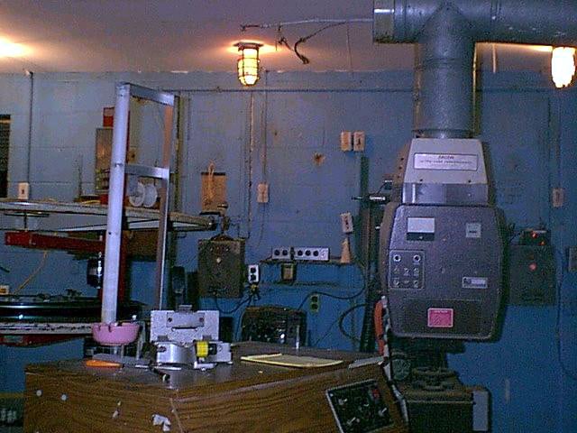 Projection booth