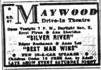 An ad for the Maywood.