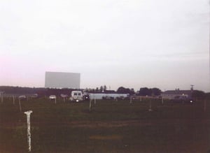 field and screen from the back row