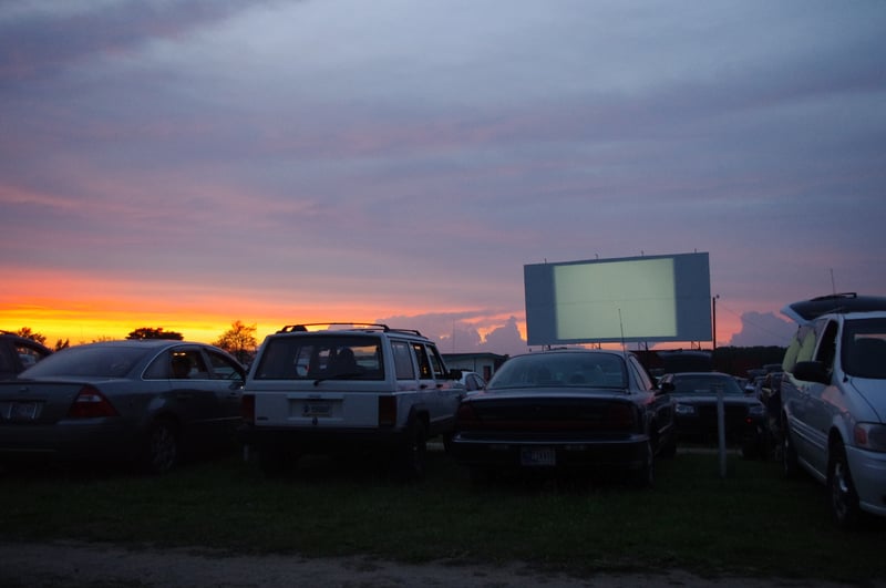 This is a shot that was taken during our trip to Drive Inn last night with my family.