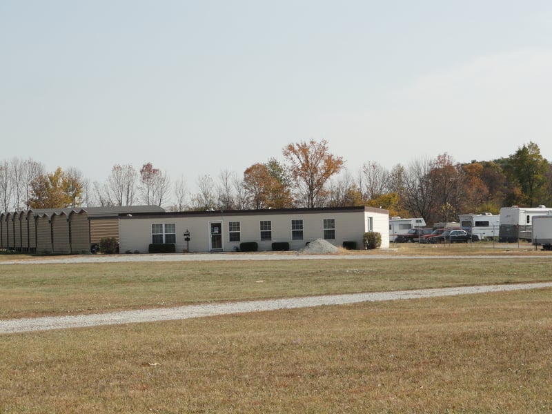 former snack barprojection building-now office of storage business