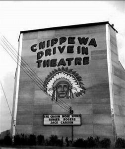 Chippewa Drive-In before they added the second screen