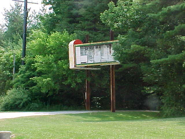 Marquee from across the highway