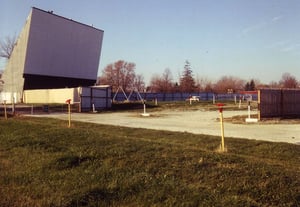 Playground in front of screen no. 1
