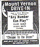 Ad for the Mt.Vernon D-I, Mt,Vernon, IN