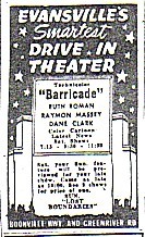 Ad for Evansville D-I, Evansville, IN