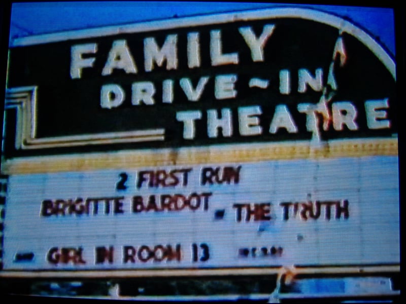 A video capture of the Family's marquee.