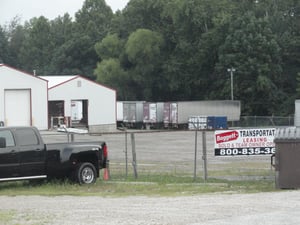 trucking company on former site