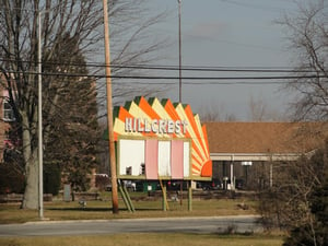 Former marquee located across the street at the Ft. Wayne Housing Authority building