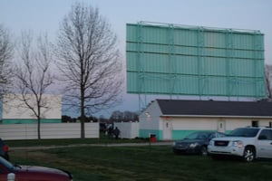 Back of screen two, screen one and the secondary concession stand.