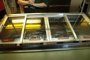 Inside the main concession stand.