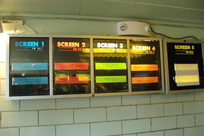 Inside the main concession stand.