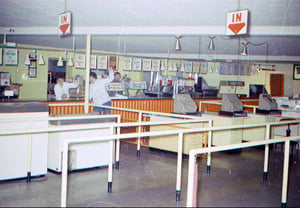 Original refreshment stand interior