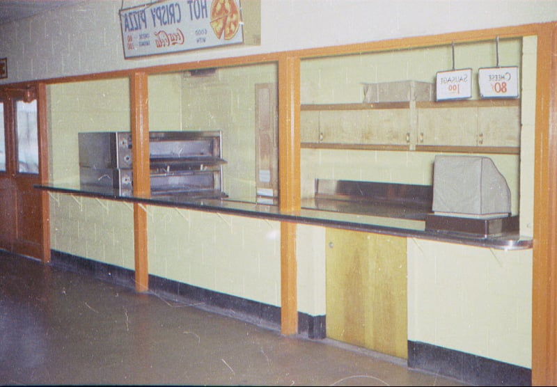 Pizze orderprep counter