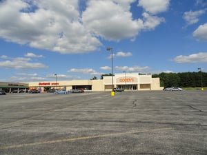 Former site now Goody's and other stores