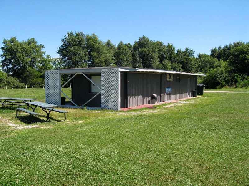 CONSESSION STAND. NEAT, COMPACT, WITH OPEN AIR FEEL. CLEAN RESTROOMS. FRESH POPCORN FLOWING.