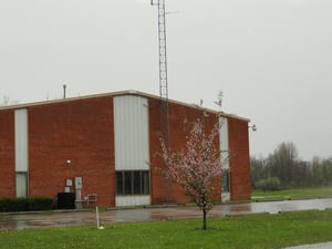 former site-now fire house and Park II industrial park