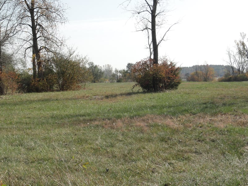 former site-now an empty field across from the high school-nothing remains