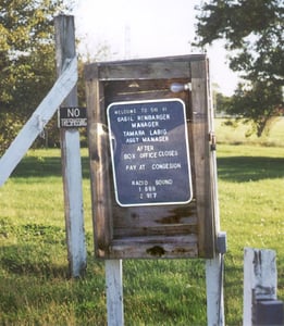 Welcome sign