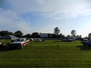 Taken from the last aisle of the Skyline Drive-in during their 2016 Super Monster movie fest.  A few hours before showtime.