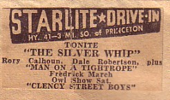 An ad for the Starlite.