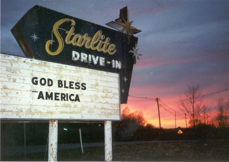 The Starlite Drive-in has been closed for seventeen years now, but it still talks to the Community.
Photo taken by Chelsea Horton 2002