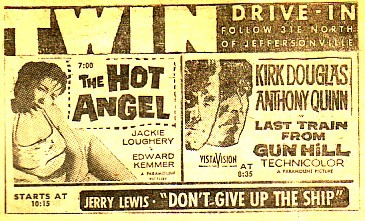 An ad for this drive-in when it was known as the Twin.