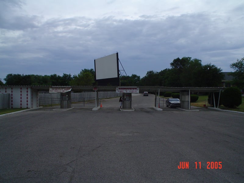 ticket booths with screen 1 in the background