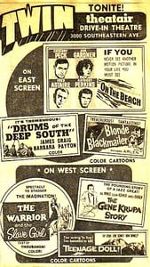 A Twin Theatair ad.
