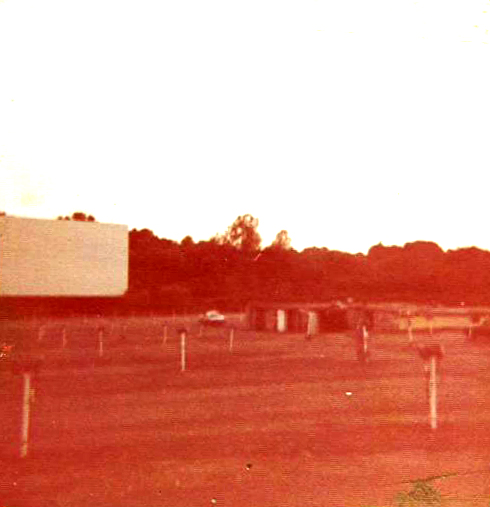 screen, field, and projection/concessions building
