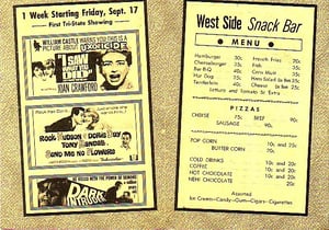 A Westside hand-out from the early 60s.