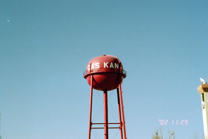 Water tower just West of the Gas City DI... Gas City,KS is East of Iola,KS on Hwy 54.