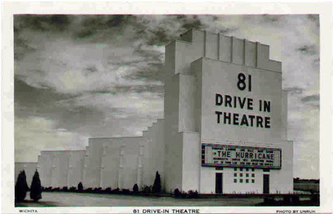 screen tower; postcard