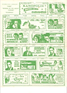 Old Movie Calendar of August 1975