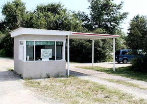 Ticket booth for the Midway.