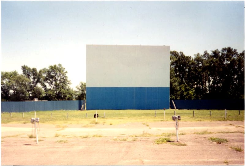 Front side of screen, Pageant Drive-In, Medicine Lodge KS
