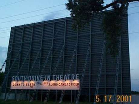 South Drive In Screen tower at night