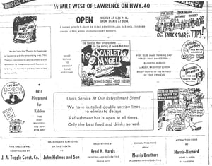 Other half of full page ad. June 9, 1953