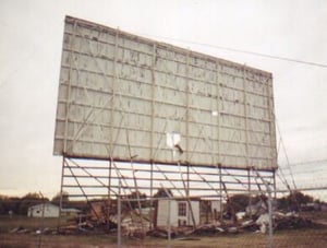 Tal's Drive In Theatre being demolished