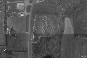 ariel view of gone Twilite Drive-In.